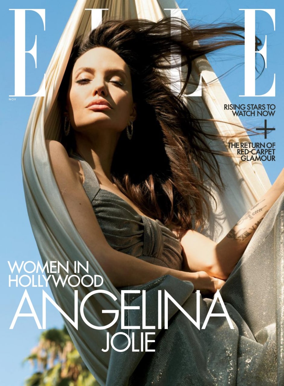 【PDF格式电子杂志】Elle USA November 2021 Angelina Jolie, 100M